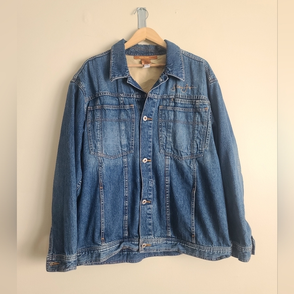 Vintage Sean John denim jacket size xl